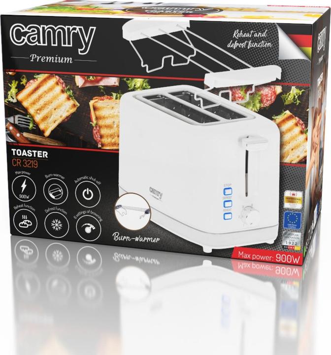 Actual product image Camry Toster Toster 2 kromki CR 3219