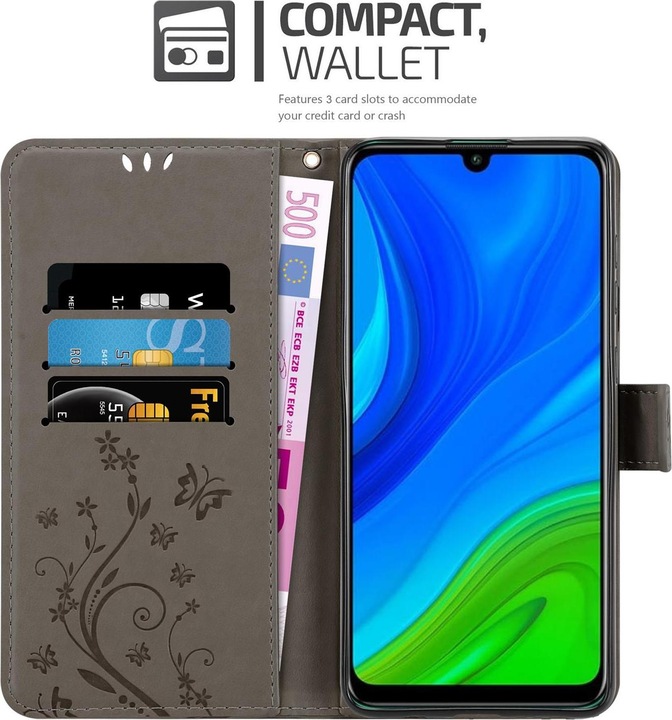 Actual product image Cadorabo Flower Book Cover (Huawei P Smart (2020))