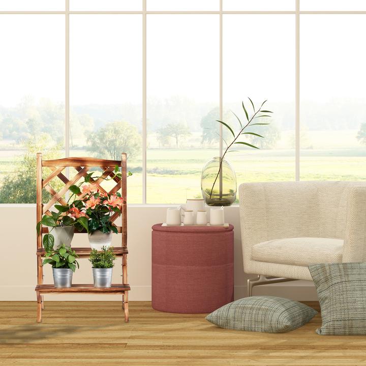 Immagine prodotto Relaxdays Fioriera a scala con spalliera