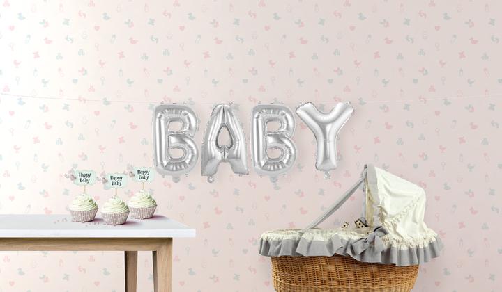 Actual product image Folat Foil balloon-SET Baby (1 x)