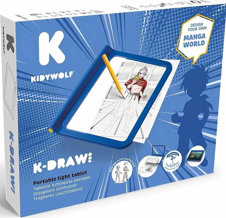 Image du produit Kidywolf Leuchtende Designtafel blau