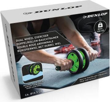 Produktbild Dunlop - Zweirädriger Bauchroller (grün)