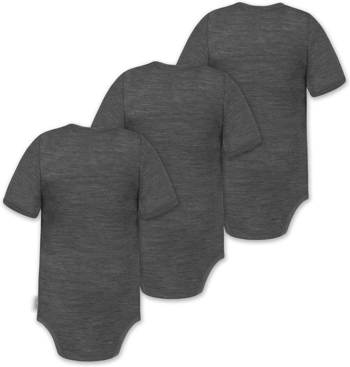 Produktbild Normani 3er Set Baby Merino Kurzarmbody „Tihoi" - 9311 (86)