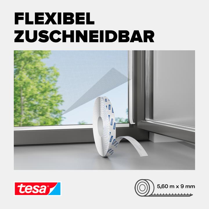Actual product image tesa Insect screen COMFORT, Velcro replacement roll, without drilling