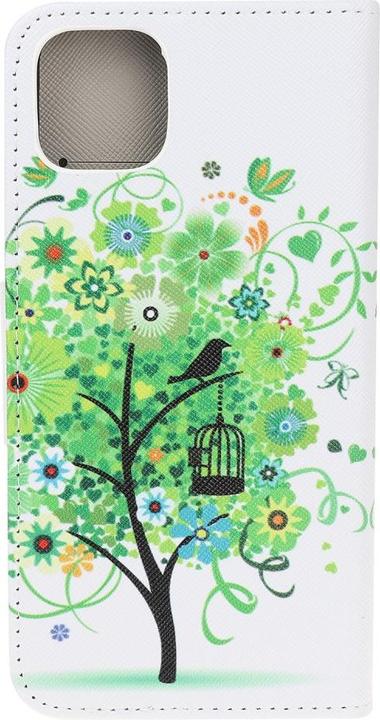 Produktbild Ueli Express iPhone 12 / iPhone 12 Pro Buch Etui Tasche mit Kartenfach Baum (Apple iPhone 12, Apple iPhone 12 Pro)