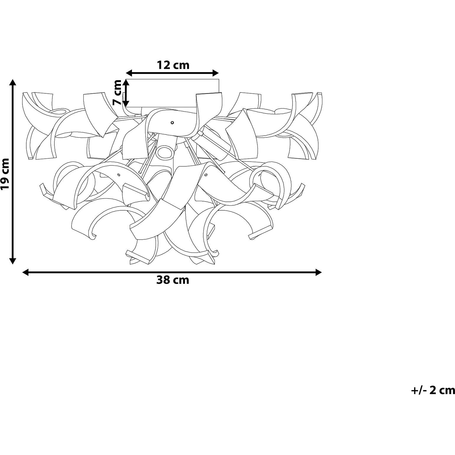 Thumbnail - Beliani, Wandleuchte + Deckenleuchte, Icana (G9)