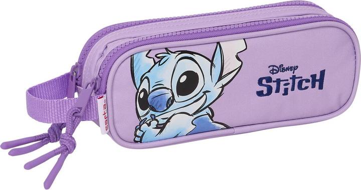 Stitch Zweifaches Mehrzweck-Etui Sweet Blau Lila 21 x 8 x 6 cm