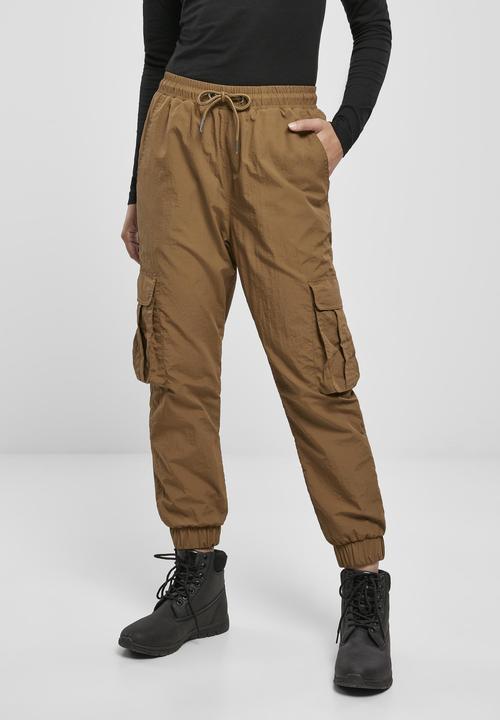 Produktbild Urban Classics Ladies High Waist Crinkle Nylon Cargo Pants (XS)