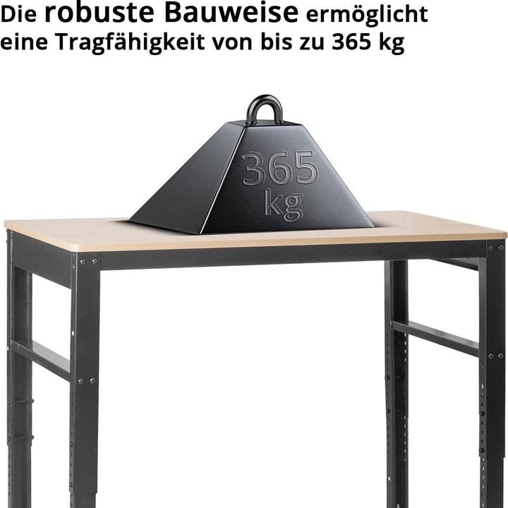 Image du produit Stahlwerk Werkbank mit Rollen (60 cm, 120 cm)