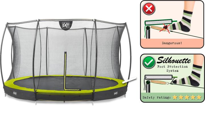 Produktbild Exit Silhouette Ground mit Sicherheitsnetz (366 cm)