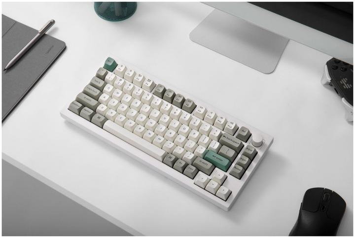 Produktbild Keychron Q1 Max QMK/VIA Wireless Custom Mechanical Keyboard,Fully Assembled Knob,Shell White, Gatero (US, Kabellos)