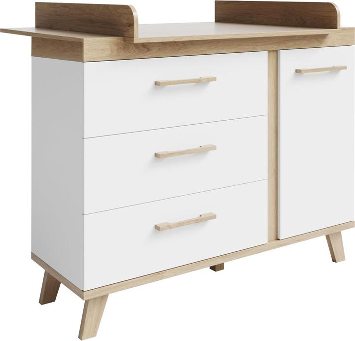 Actual product image Roba Smile children's room set (Baby cot, Changing unit)