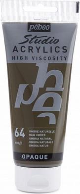 Actual product image Pebeo Studio Acrylics fine acrylic (Umbra Nature, 100 ml)