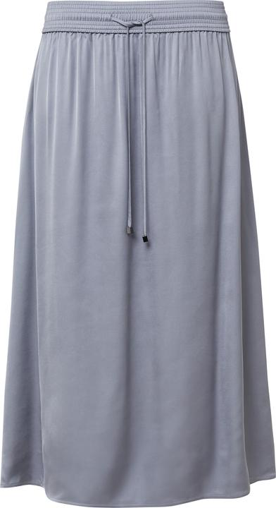 Produktbild Comma Rock Midirock aus Satin mit Elastikbund und Bindeband (46)