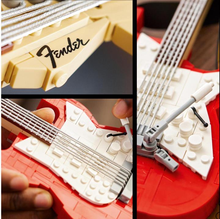 Image du produit LEGO Fender Stratocaster (21329, LEGO Ideas, LEGO difficiles à trouver)