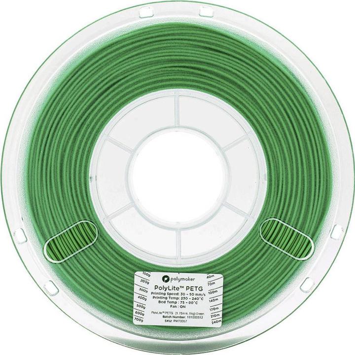 Polymaker PolyLite PETG - Green - 2.85mm (PETG, 2.85 mm, 1000 g, Green)