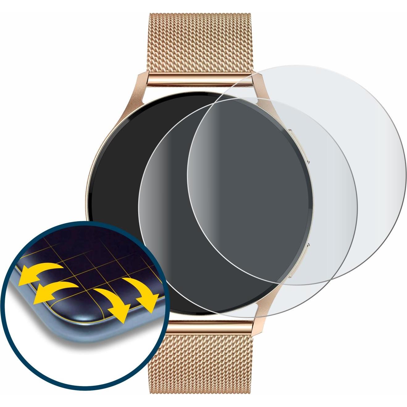 Thumbnail - BROTECT Fullscreen Schutzfolie Displayschutz Folie Matt Entspiegelungsfolie, Smartwatch Schutzfolie, Grau