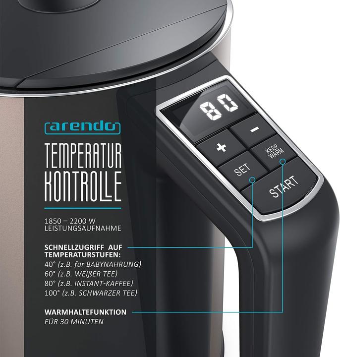 Image du produit Arendo Bouilloire électrique (1.50 l)