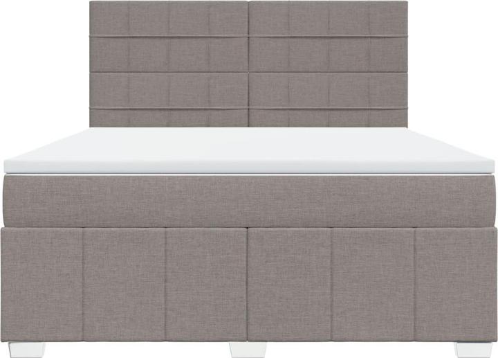 Image du produit VidaXL Bo x lit de saut avec matelas 90 x 200 cm Tissu (90 x 200 cm, 90 x 200 cm)