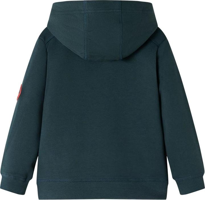 Actual product image VidaXL Children's hooded jumper dark green 116,Material: 92 (116)