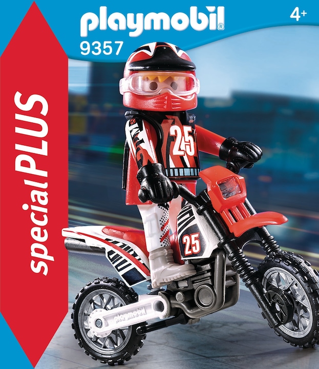 Actual product image Playmobil Motocross riders (9357, Playmobil Special Plus)