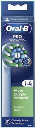 Actual product image Oral-B Cross Action Spare Parts - Essential Replacement Heads (4 x)