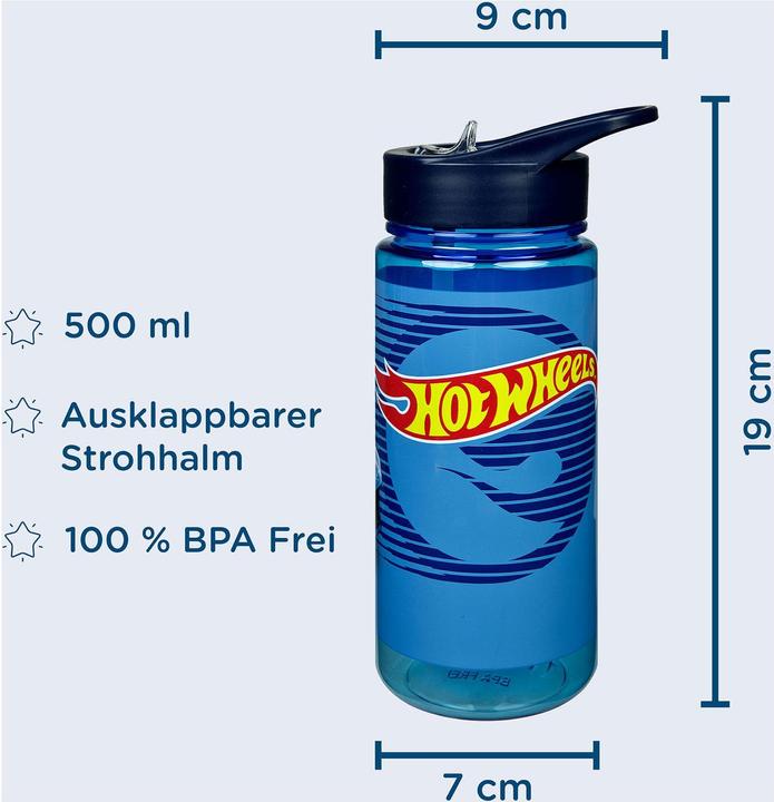 Produktbild Scooli Trinkflasche AERO Hot Wheels 500 ml (0.50 l)