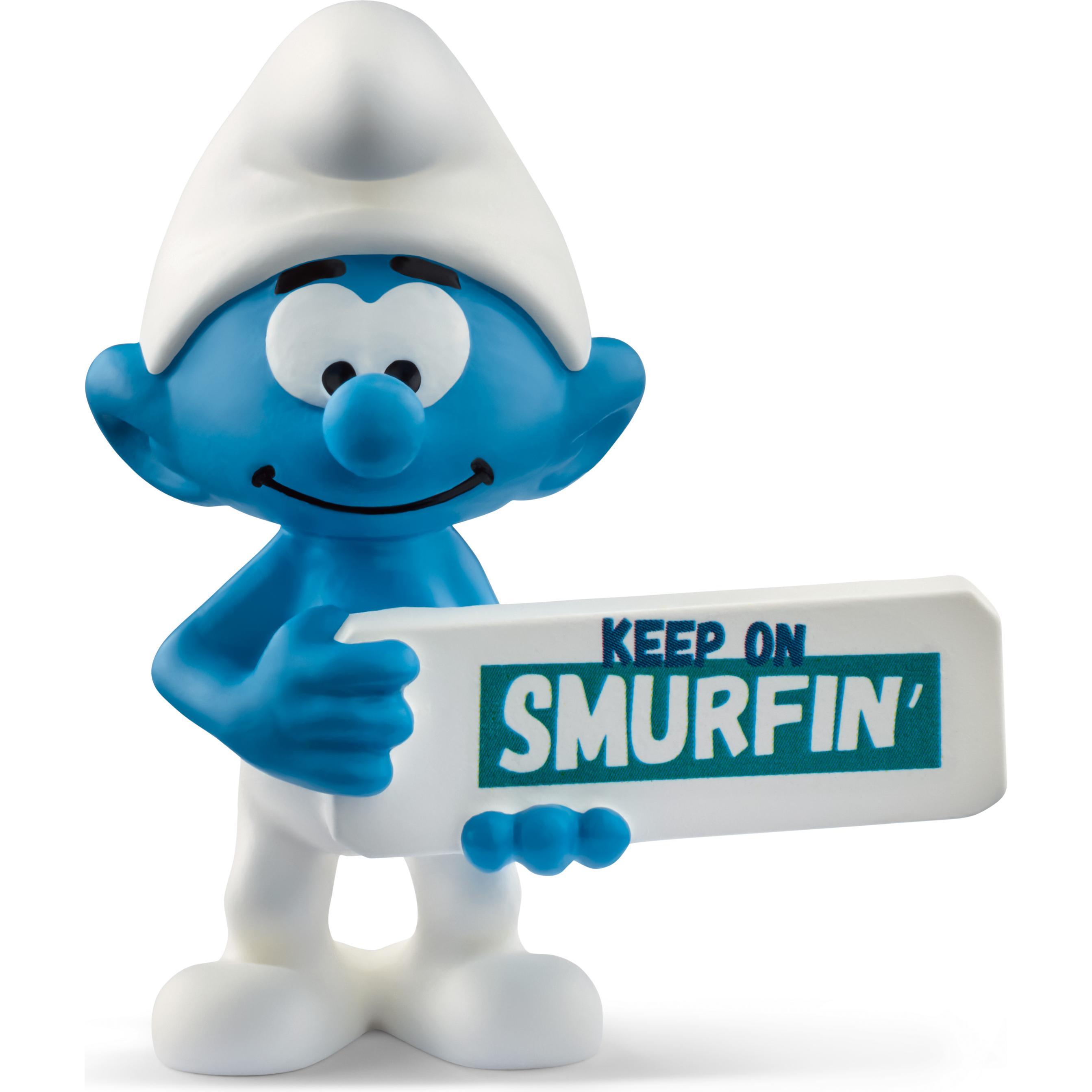Schleich Schlumpf Smurfin Schild