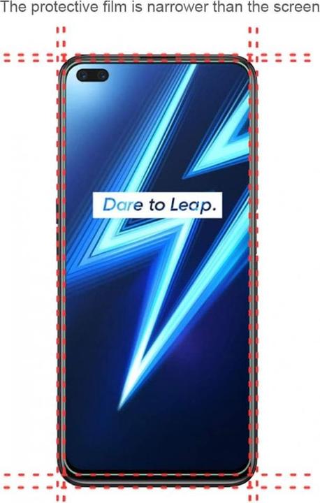 Actual product image Screenguard Realme 6 Pro Protective Glass Film Case Friendly Design (1 pcs., Realme 6 Pro)