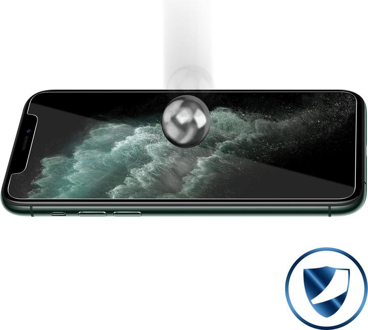 Actual product image Avizar Crystal clear film, glass screen protector (2 Piece, Apple iPhone 11 Pro)