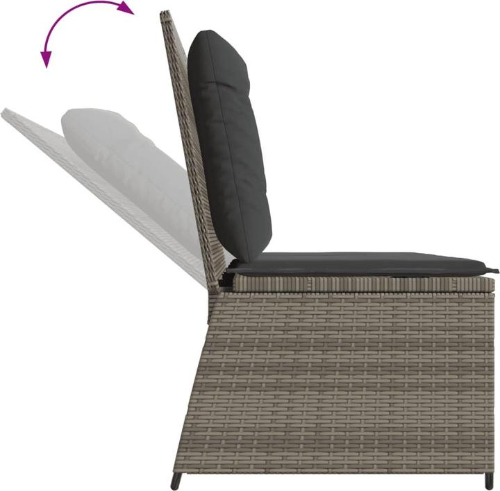 Image du produit vidaXL Ensemble salon de jardin 10 pièces avec coussins