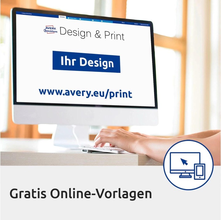 Produktbild Avery Kristallklare Etiketten