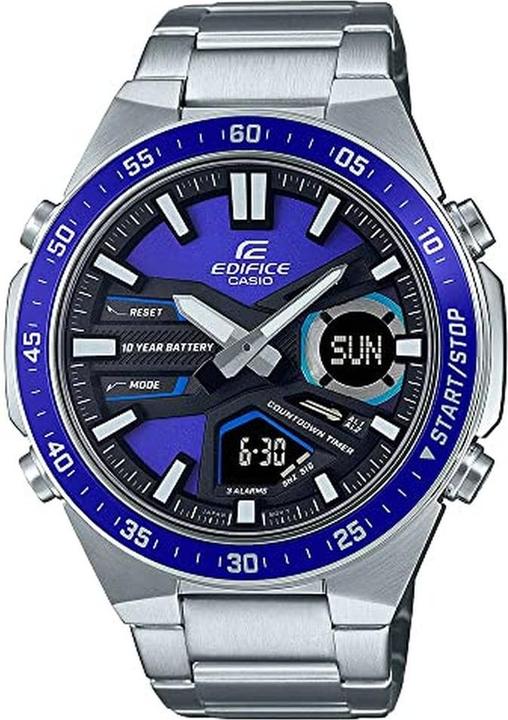 Produktbild Casio Edifice (Digitaluhr, Lünette drehbar, Funkuhr, Taucheruhr, Analoguhr, 47 mm)