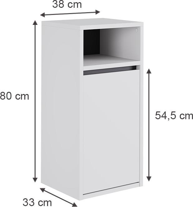 Actual product image Vicco Viola (38 x 33 x 80 cm)