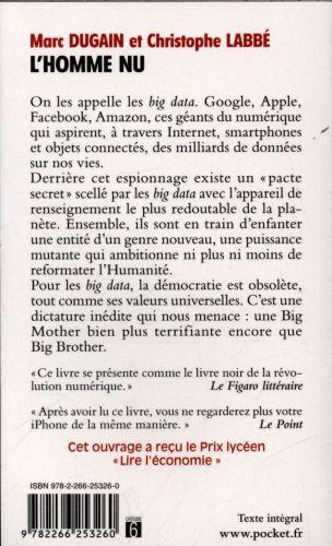 Produktbild L'homme nu : la dictature invisible du numérique (Französisch, Labbé Christophe, Dugain Marc, 2017)