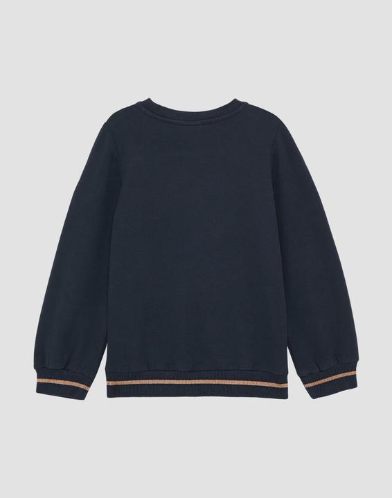 Produktbild s.Oliver Sweatshirt Weiches Sweatshirt mit Glitzer- und Pailletendetails (104, 110)