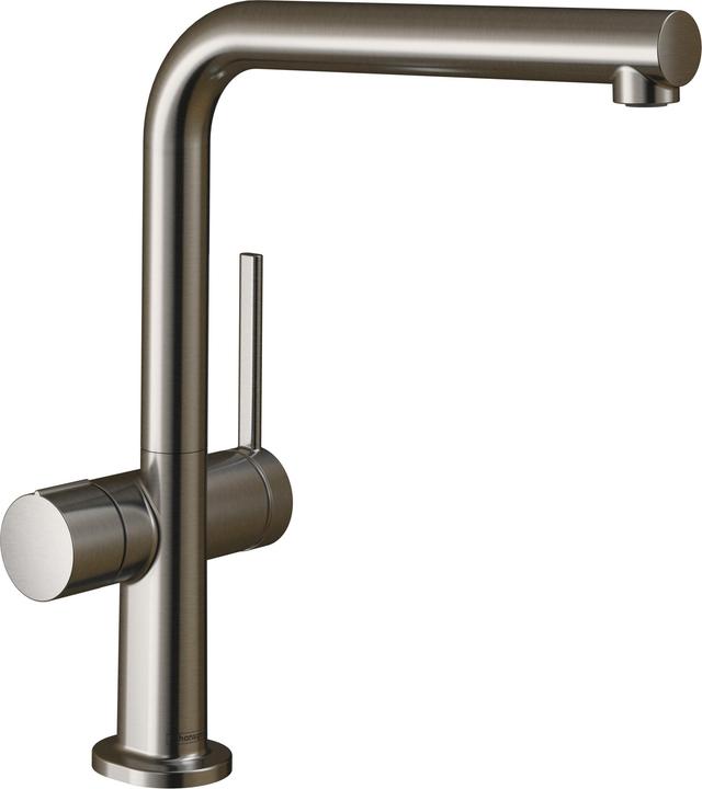 Actual product image hansgrohe HG single-lever sink mixer 270 TALIS M Appliance stop valve 1jet stainless steel look