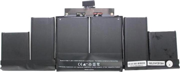 Image du produit AccuCell Akku A1398, MacBook Pro 15 (6 cabines, 8440 mAh)