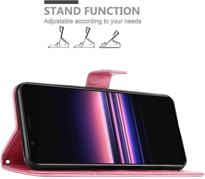 Produktbild Cadorabo Flower Book Cover (Sony Xperia 5)