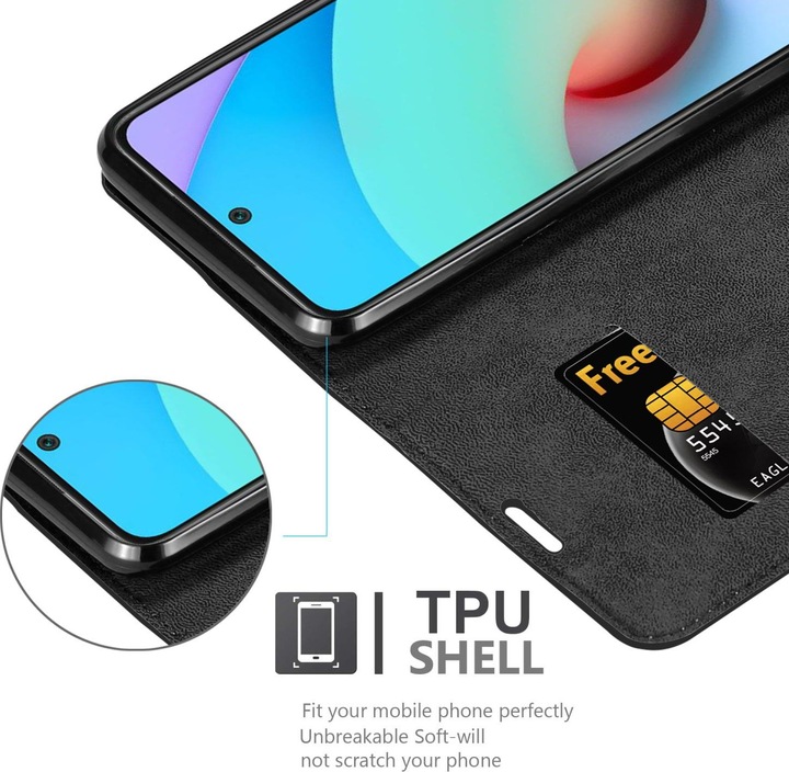Actual product image Cadorabo Book Invis. Magnet sleeve (Xiaomi Redmi 10)