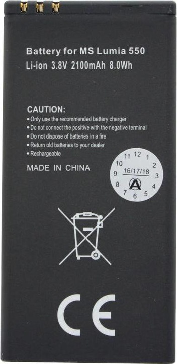 Produktbild Microsoft Akku Lumia 550 Akku BL-T5A, Nokia Lumia 550