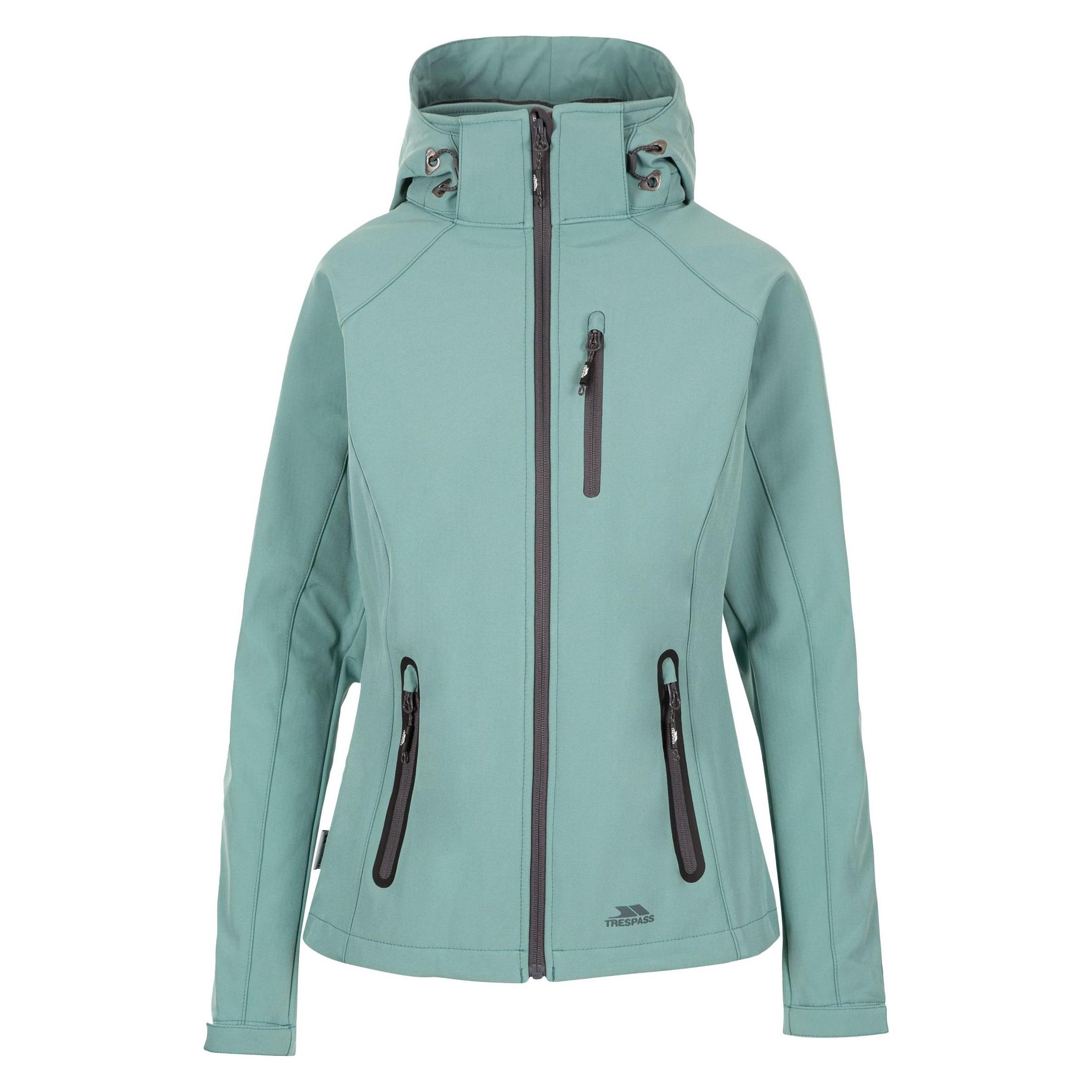 Trespass, Vrouwen, Outdoor Jassen, Bela Ii Softshell Jas Dames (Xs), Turkoois, Xs