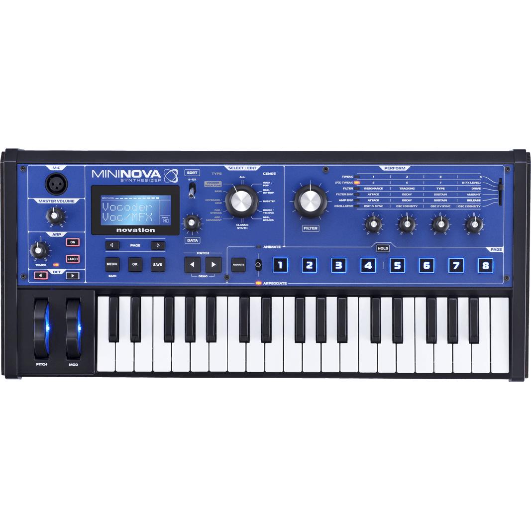 Thumbnail - novation MiniNova (Keyboard), MIDI Controller, Blau