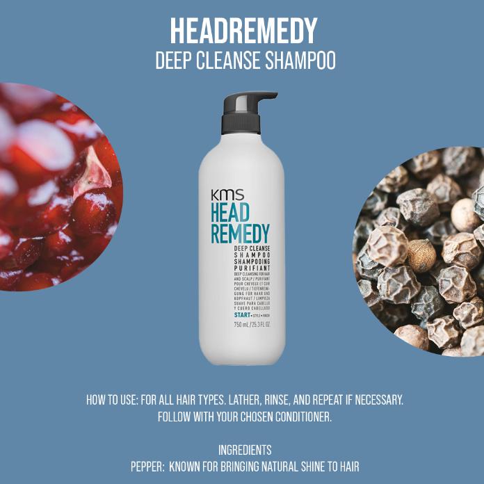 Produktbild KMS California Headremedy Deep Cleanse Shampoo (750 ml, Flüssiges Shampoo)