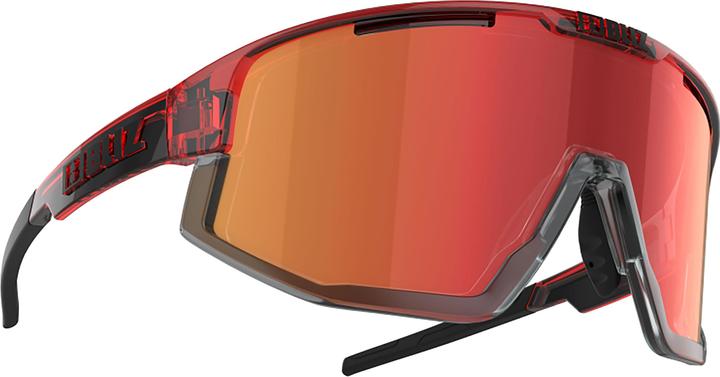 Actual product image Bliz Fusion Transparent Brown w multi Cat 3 VLT 15% (Transparent Red, Brown w Red Multi, Transparent Red, Brown w Red Multi)
