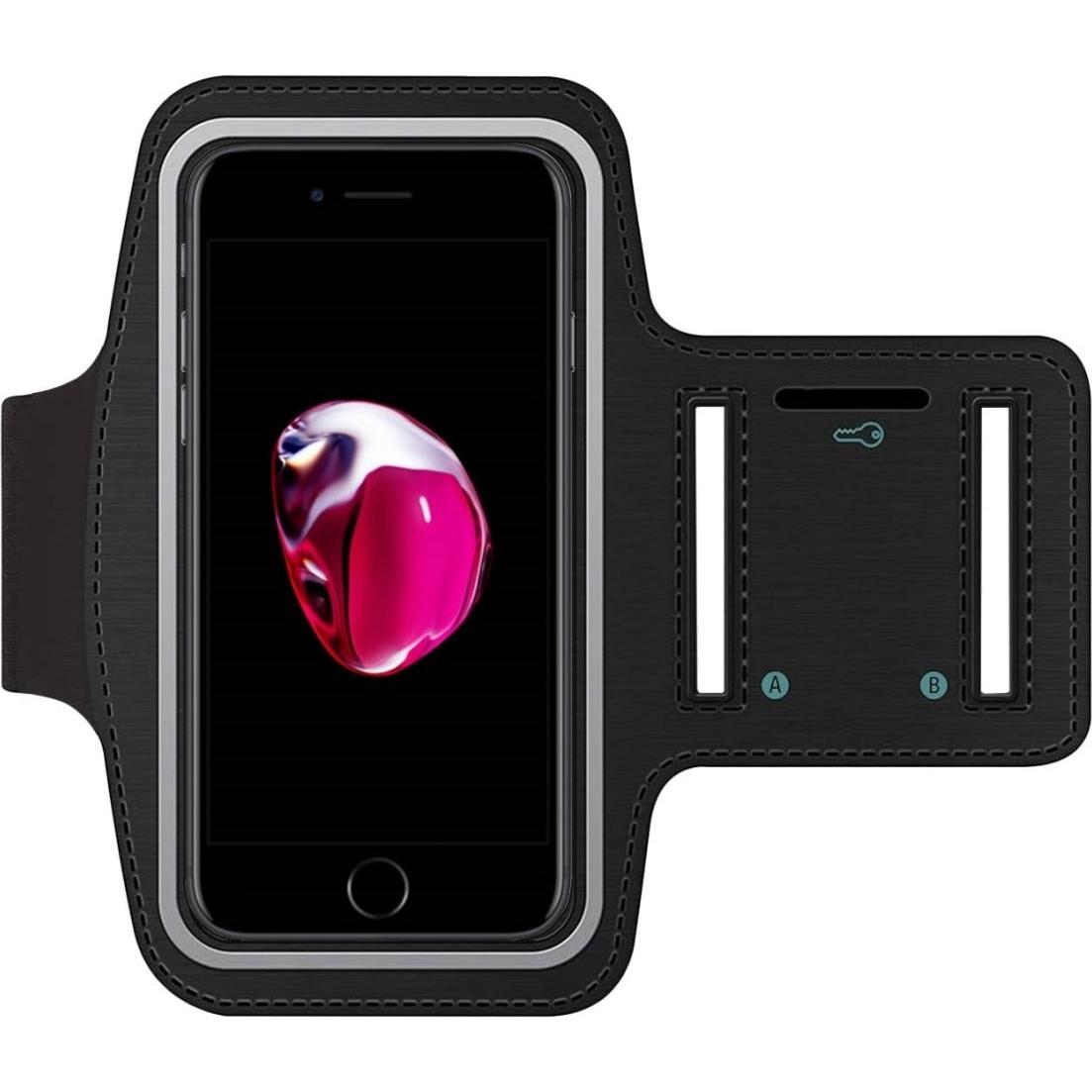 Thumbnail - SmartFitness Apple iPhone 7 Plus Handy Sport Armband, Smartphone Sportarmband, Schwarz