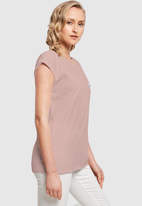 Produktbild Merchcode Ladies Pina Colada Extended Shoulder Tee - 113663 (S)