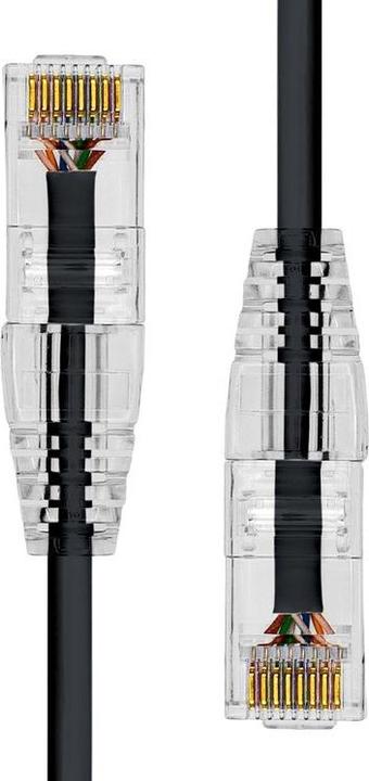 Immagine prodotto ProXtend Slim U/UTP CAT6 LSZH AWG 28 Nero 30CM (U/UTP, CAT6, 0.30 m)