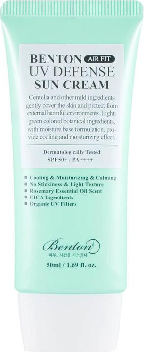 Immagine prodotto Benton Crema Solare Air Fit Uv Defence (Crema solare viso, SPF 50, 50 ml)