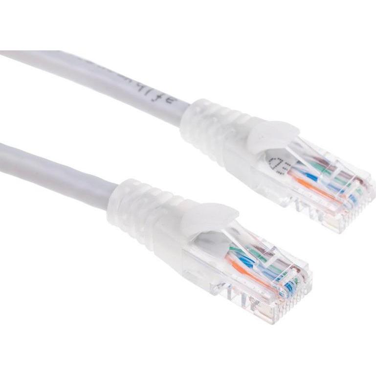 RS PRO Ethernet cable Cat.5e, 2m, grey patch cable, A RJ45 U/UTP Male ...